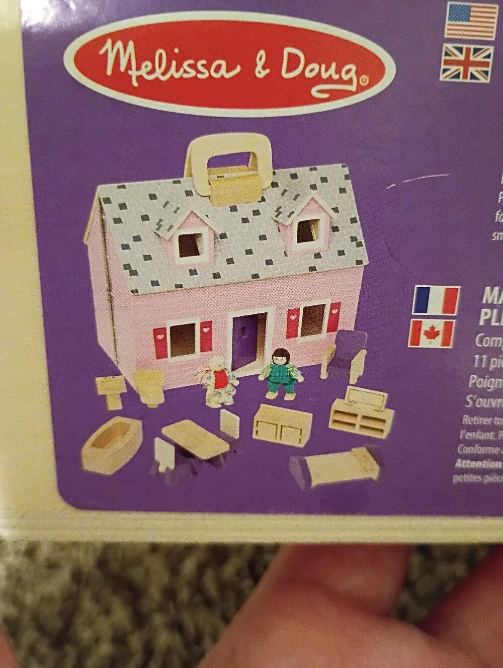 Melissa and Doug wooden house